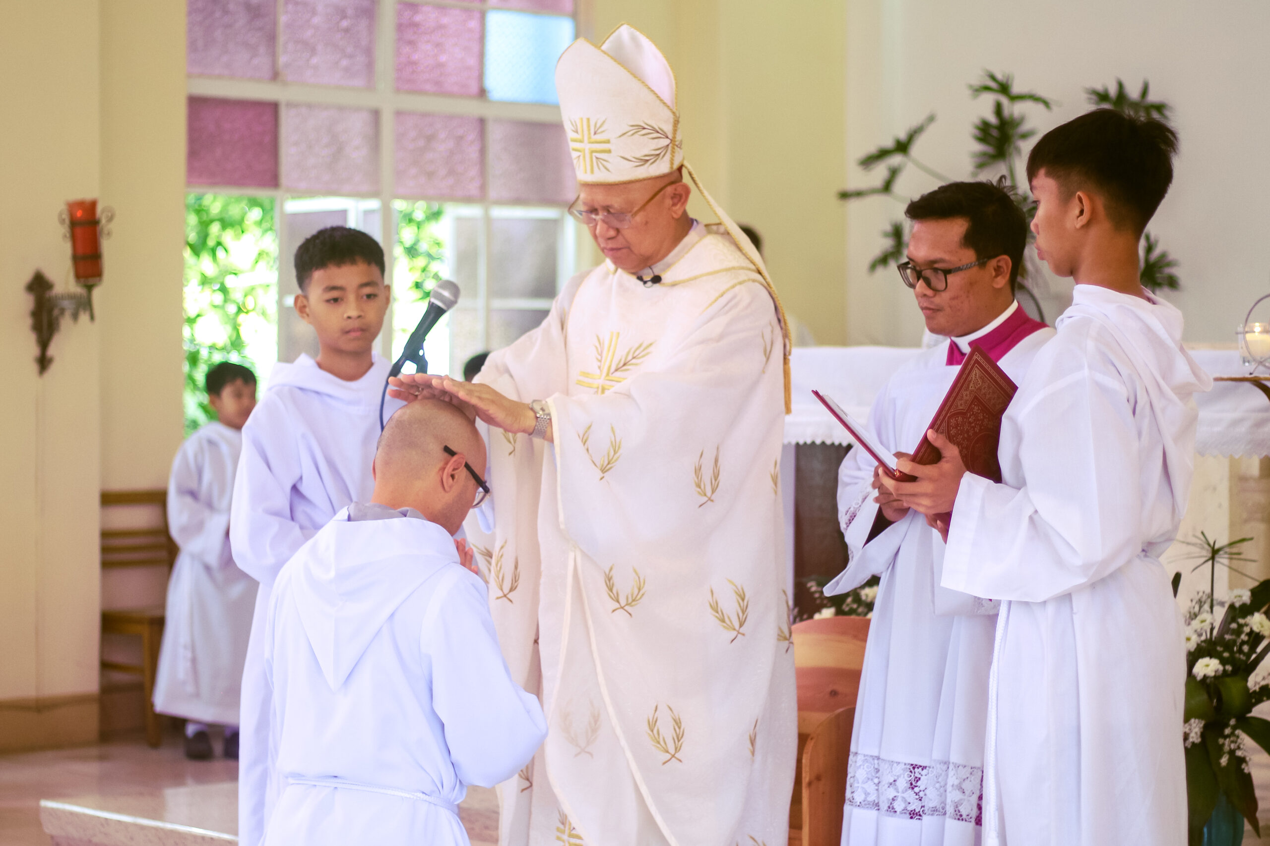Diaconate ordination of Brother John Baptist in Cebu